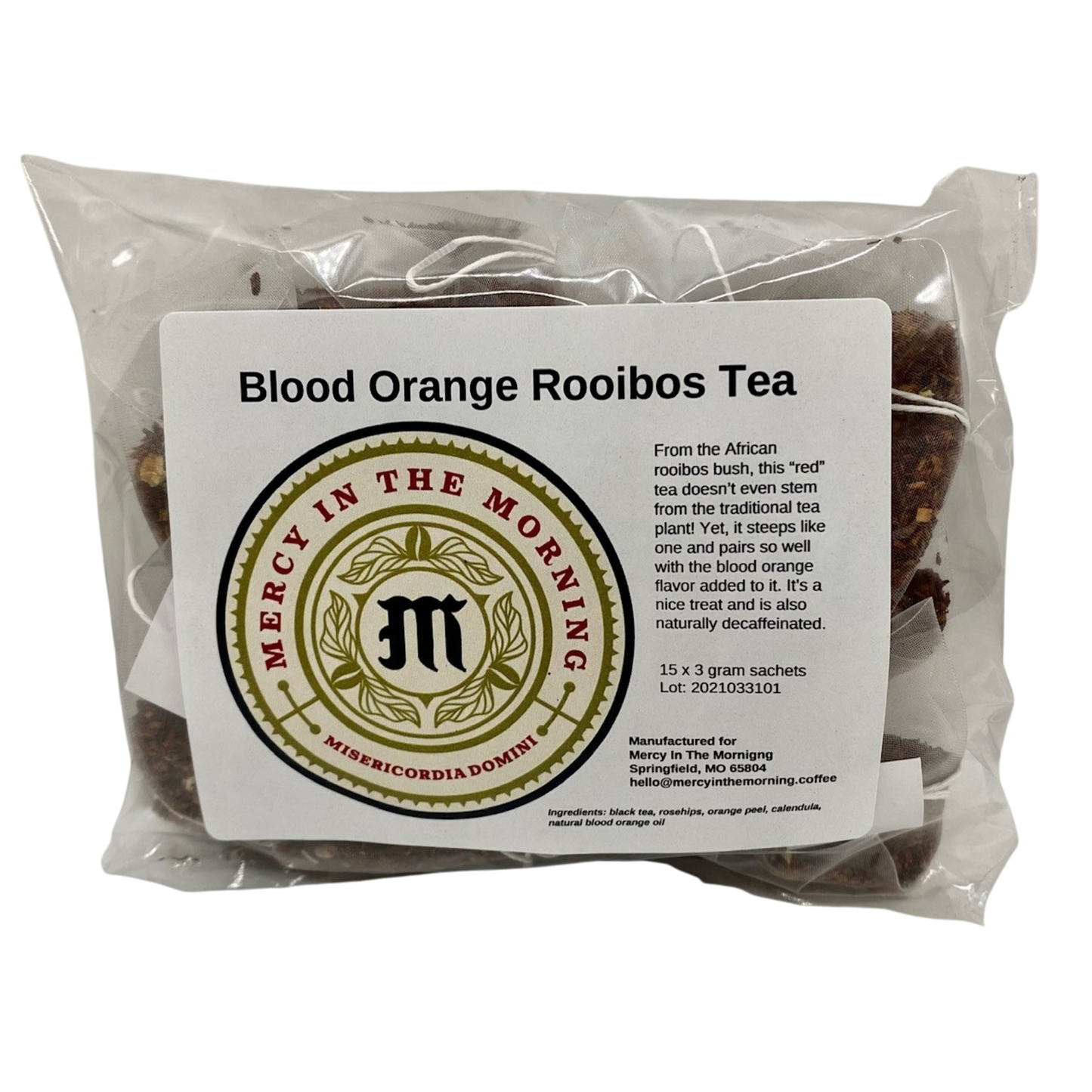Mercy in the Morning® Blood Orange Rooibos Tea