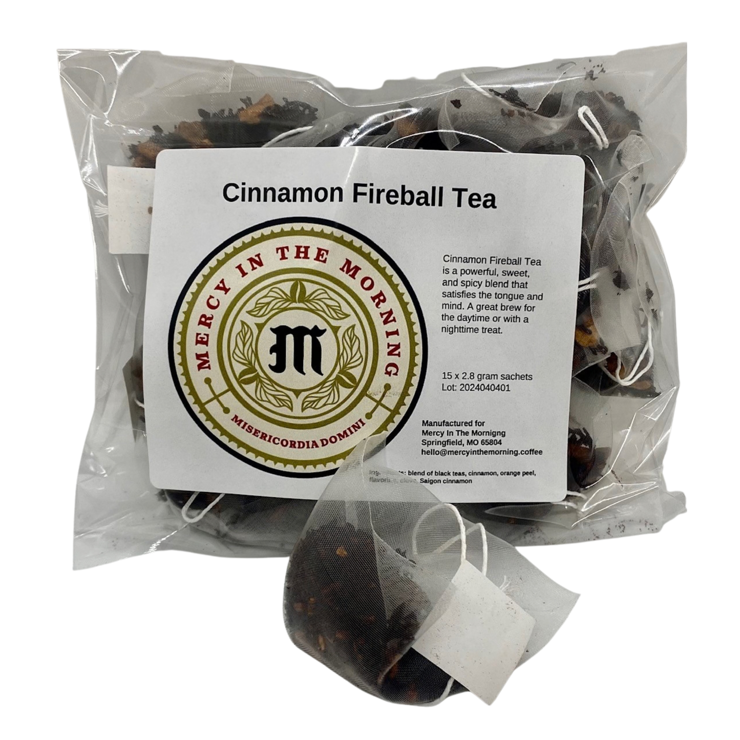 Mercy in the Morning® Cinnamon Fireball Tea