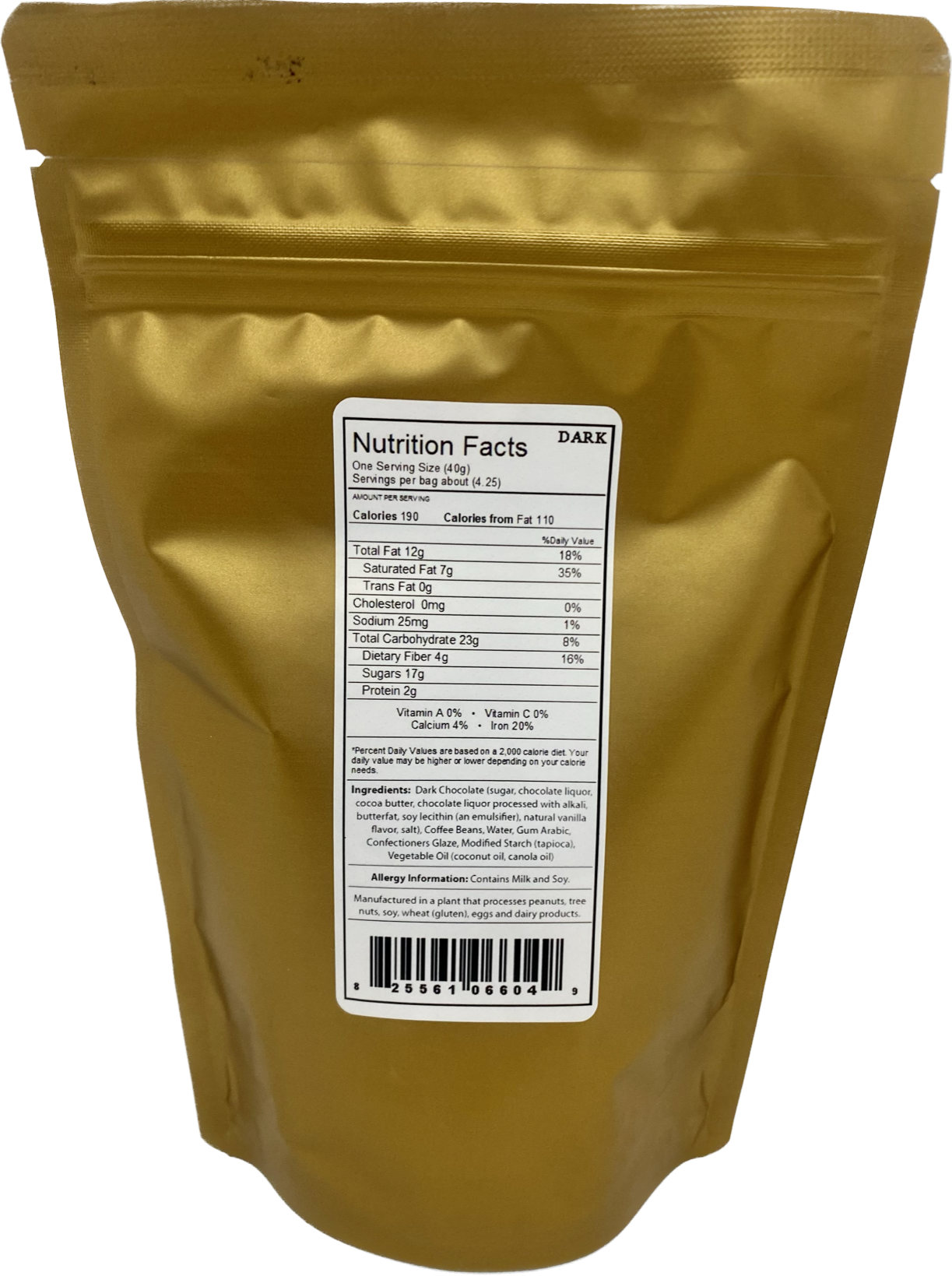 Mercy In The Morning Dark Chocolate Covered Coffee Beans