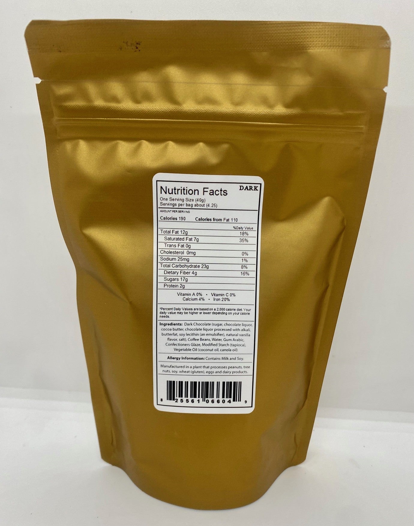 Mercy In The Morning Dark Chocolate Covered Coffee Beans