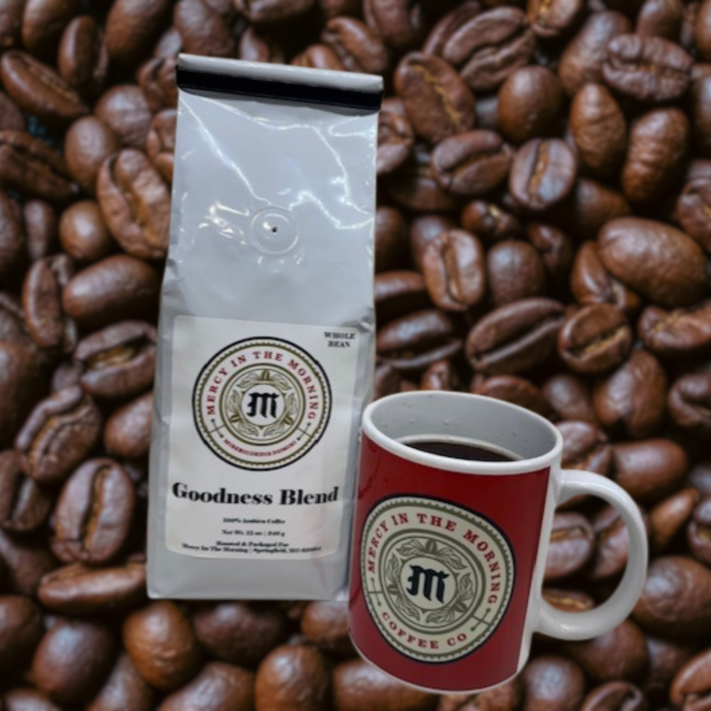 Mercy in the Morning® Goodness Blend Coffee 12oz Whole Bean