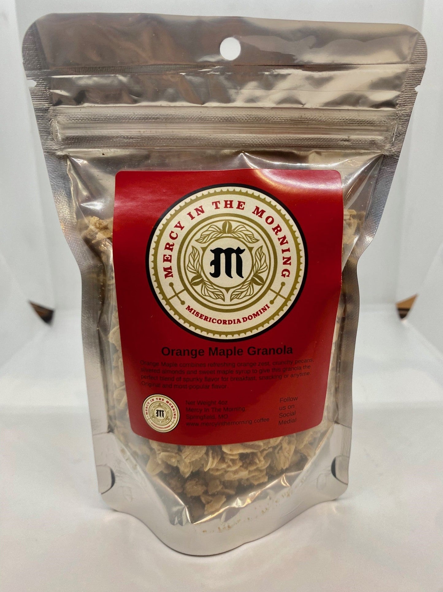 Mercy In The Morning Orange Maple Granola
