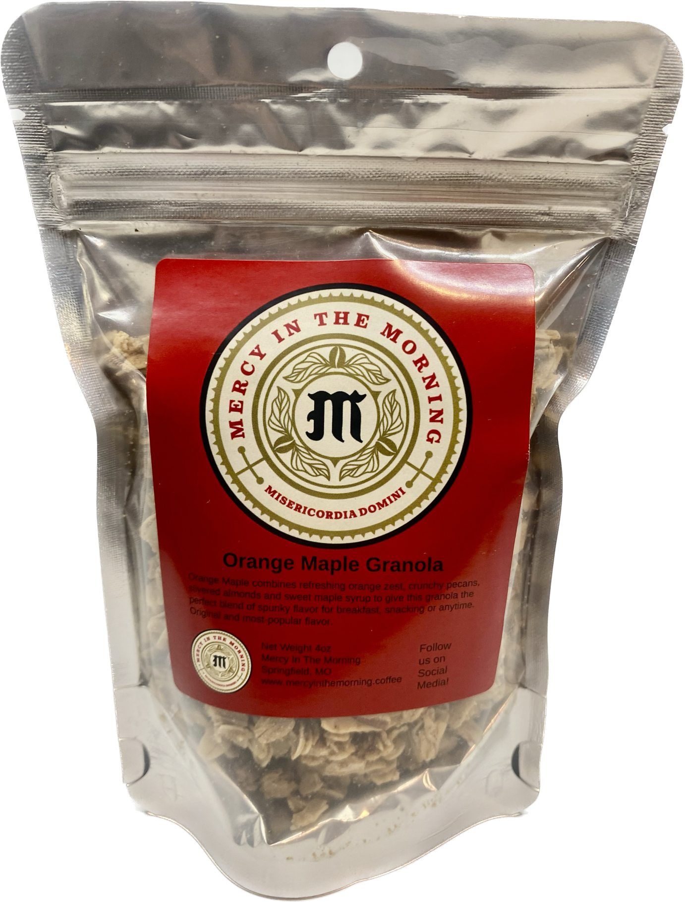 Mercy In The Morning Orange Maple Granola