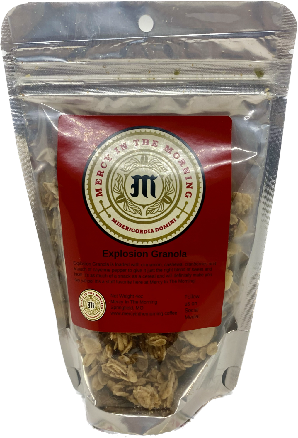 Mercy In The Morning Explosion Granola