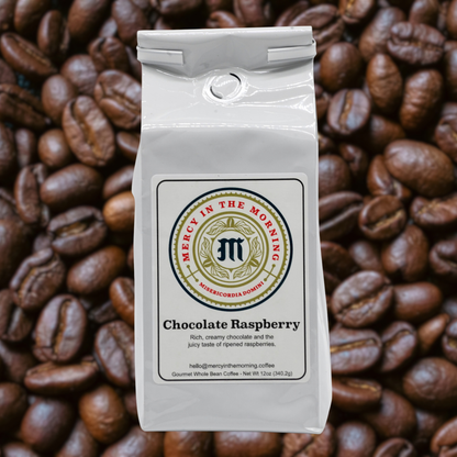 Mercy in the Morning® Chocolate Raspberry Coffee 12oz Whole Bean