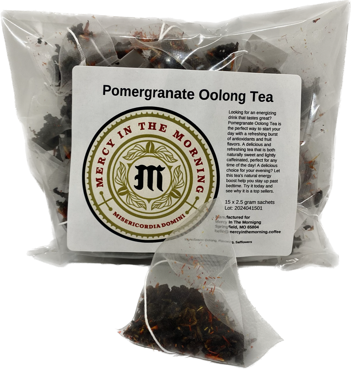 Mercy In The Morning Pomegranate Oolong Tea