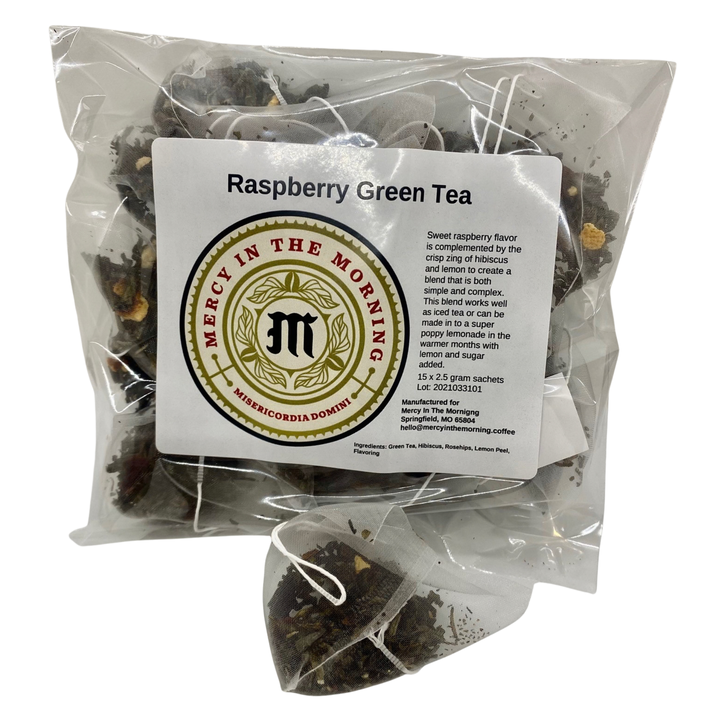 Mercy in the Morning® Raspberry Green Tea