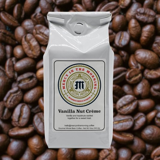 Mercy in the Morning® Vanilla Nut Cream Coffee 12oz Whole Bean