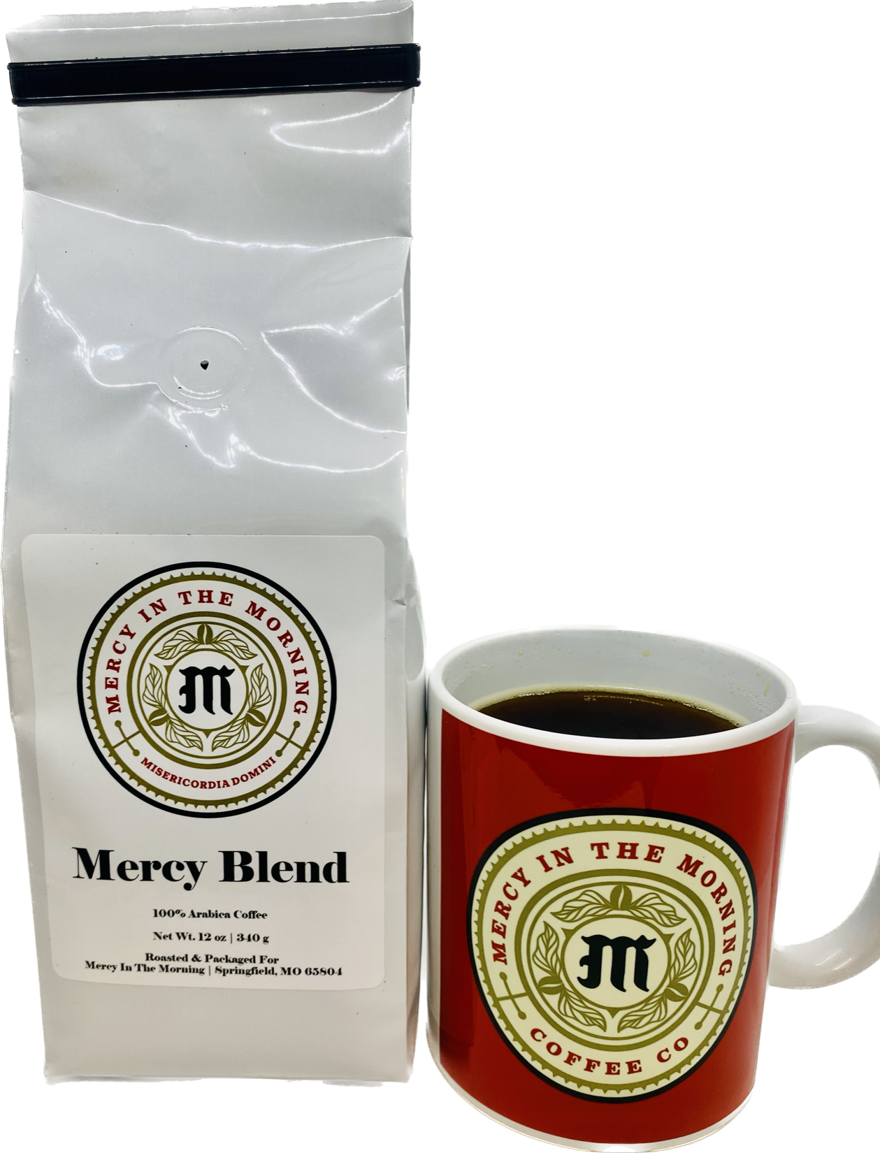 Mercy In The Morning Mercy Blend Coffee 12oz 
Drip Grind