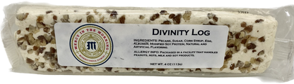 Mercy In The Morning Pecan Divinity Log